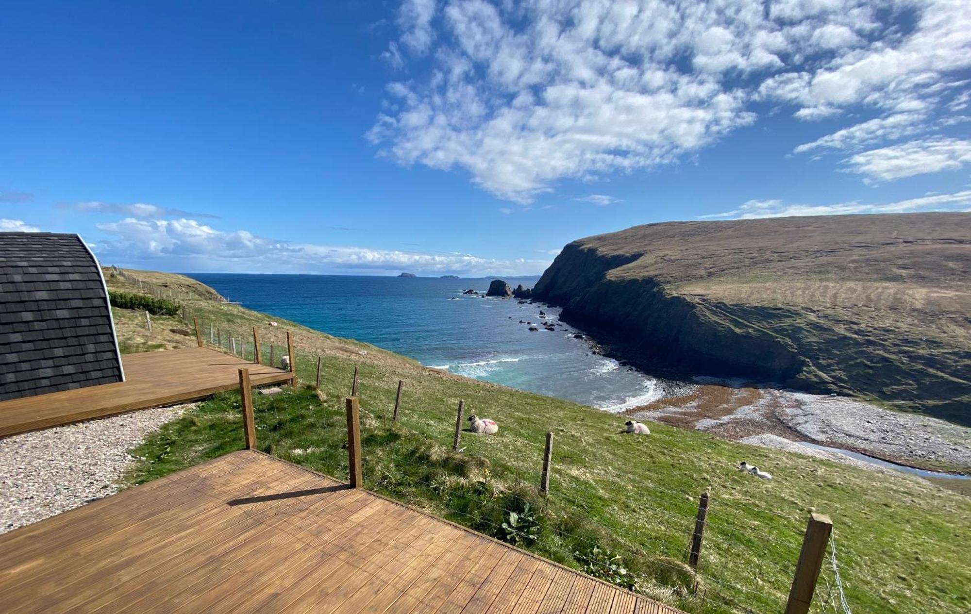 Seapods - Isle Of Lewis - Luxury En-Suite Pods On The Edge Of The Atlantic Ocean Aird Uig ภายนอก รูปภาพ