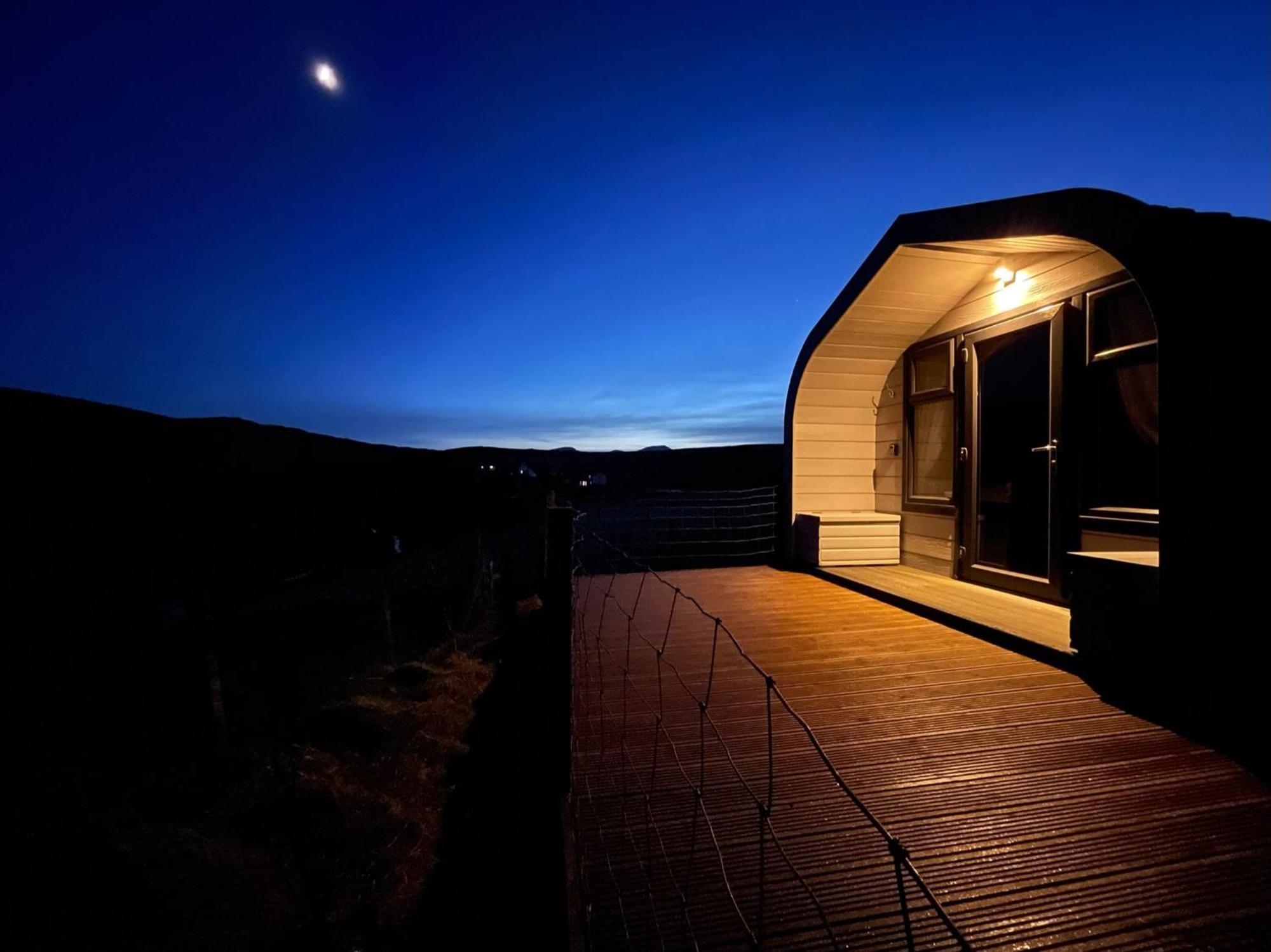 Seapods - Isle Of Lewis - Luxury En-Suite Pods On The Edge Of The Atlantic Ocean Aird Uig ภายนอก รูปภาพ