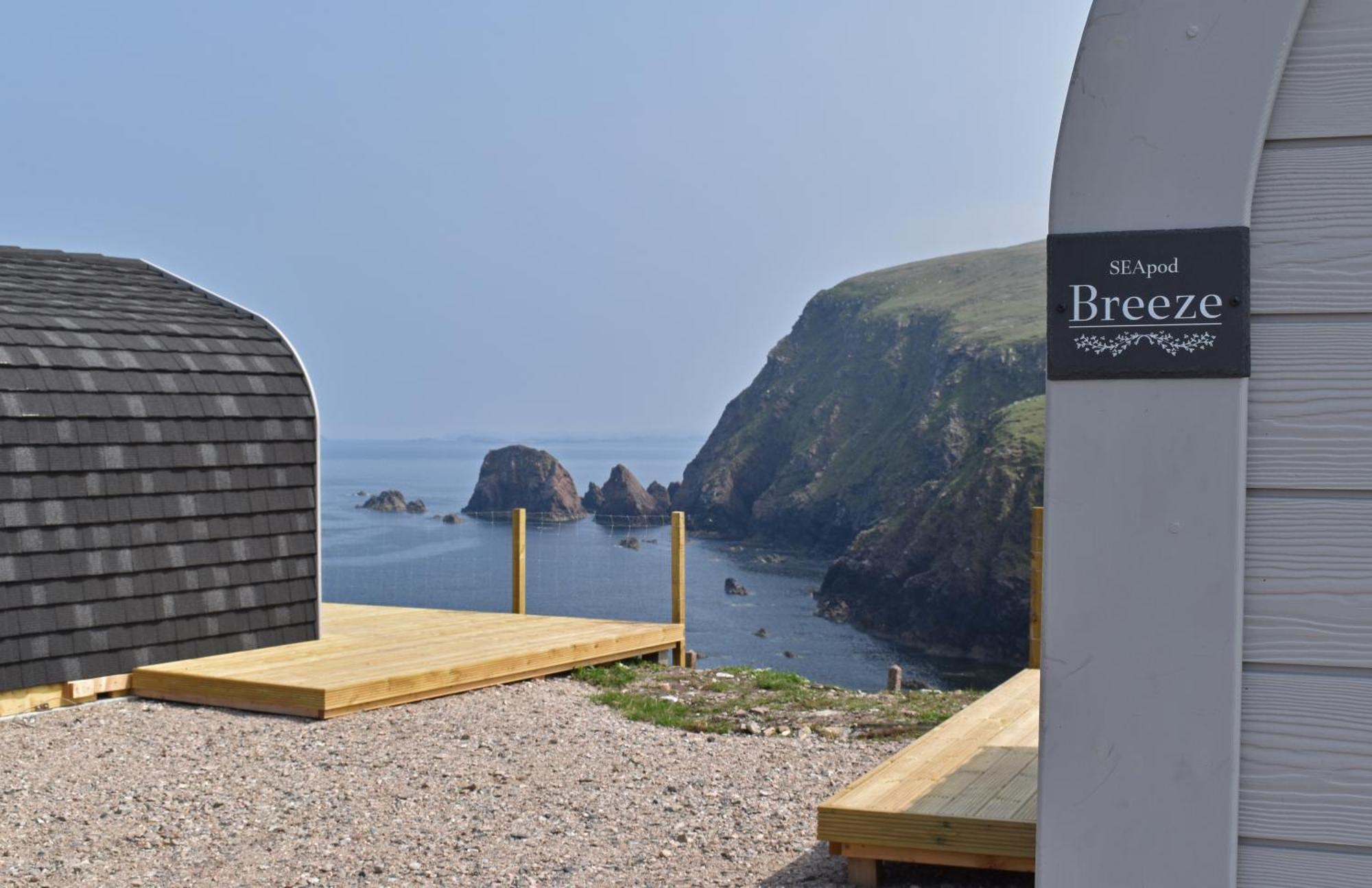 Seapods - Isle Of Lewis - Luxury En-Suite Pods On The Edge Of The Atlantic Ocean Aird Uig ภายนอก รูปภาพ