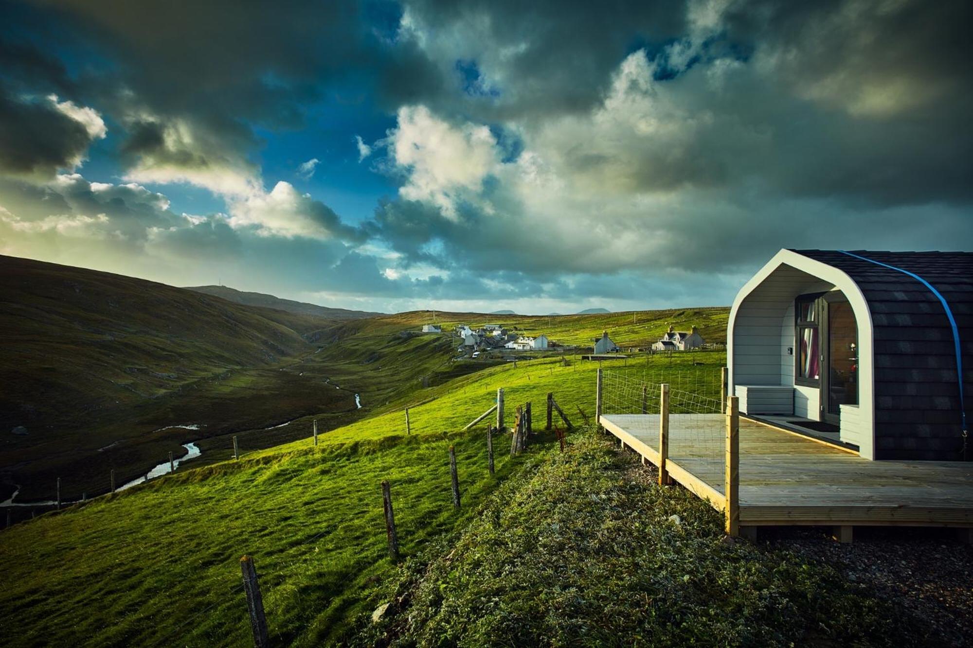 Seapods - Isle Of Lewis - Luxury En-Suite Pods On The Edge Of The Atlantic Ocean Aird Uig ภายนอก รูปภาพ