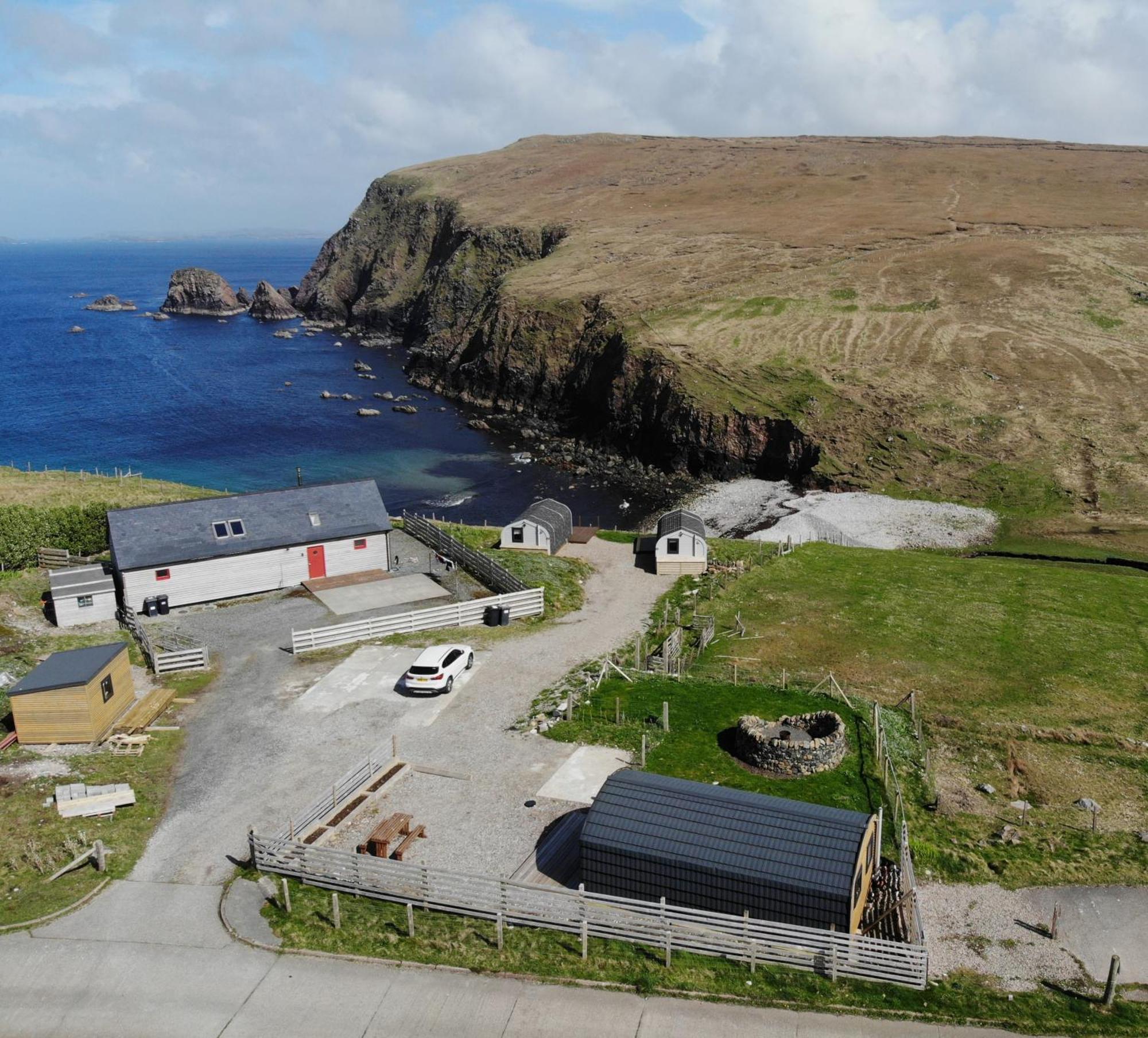 Seapods - Isle Of Lewis - Luxury En-Suite Pods On The Edge Of The Atlantic Ocean Aird Uig ภายนอก รูปภาพ