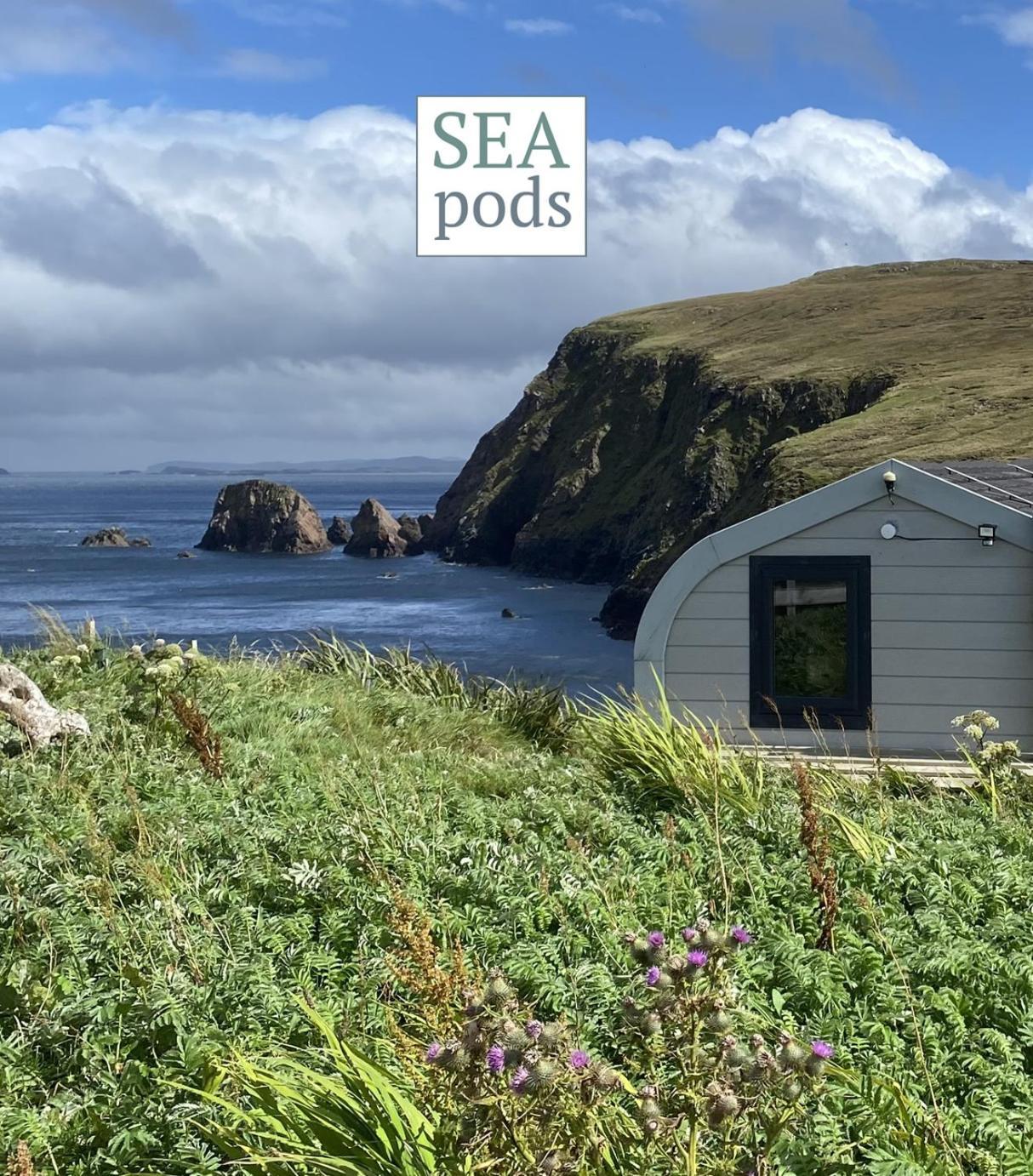 Seapods - Isle Of Lewis - Luxury En-Suite Pods On The Edge Of The Atlantic Ocean Aird Uig ภายนอก รูปภาพ