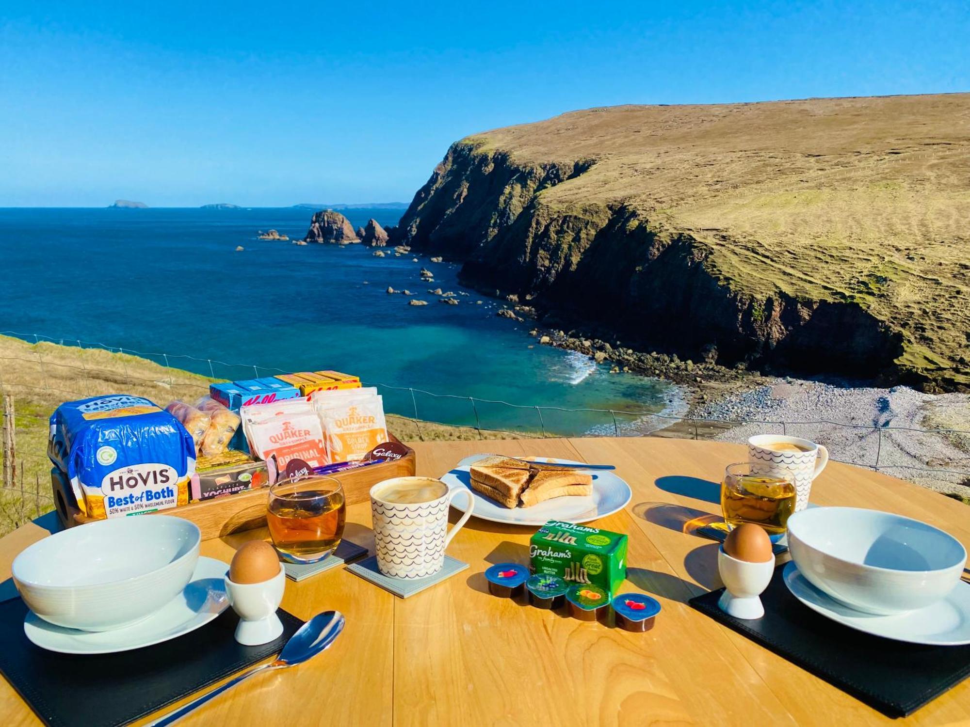 Seapods - Isle Of Lewis - Luxury En-Suite Pods On The Edge Of The Atlantic Ocean Aird Uig ภายนอก รูปภาพ